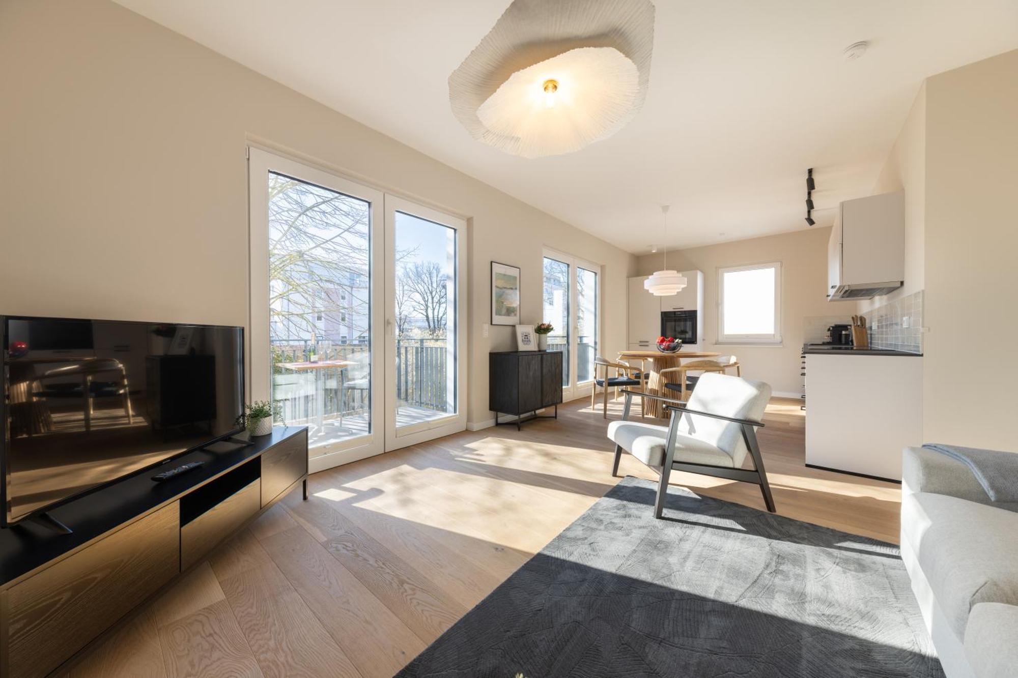 Ferienwohnung Strom Acht - Modern Frisch Inkl Stellplatz, Balkon - 200M Zum Alten Strom Rostock Eksteriør billede